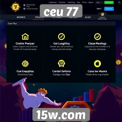 Análise das principais funcionalidades do site ceu 77